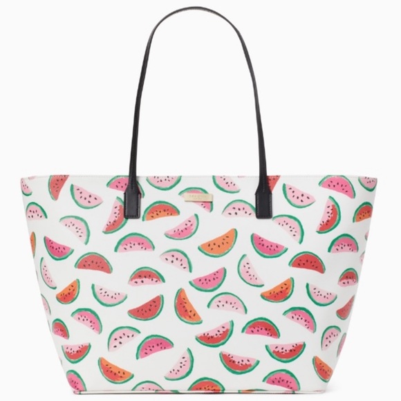 📌 NWT Kate Spade Shore Street Watermelon Tote - Picture 1 of 3